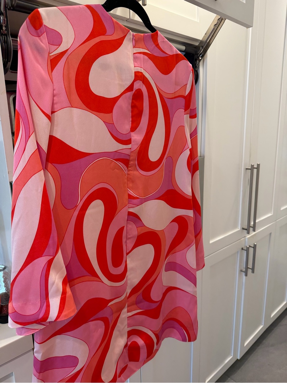 Tuckernuck Pink and Red Swirl Mini Dress - Picture 2 of 4